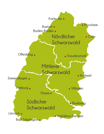 Schwarzwald Kartenübersicht